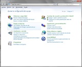 Panel de Control en Windows 7